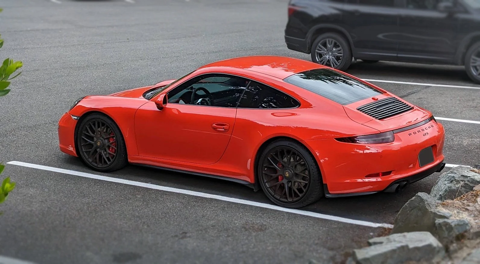 メイクアップミラー (スケルトンレッド) 991.1 Rear Splitters / Skirts — Emc2design
